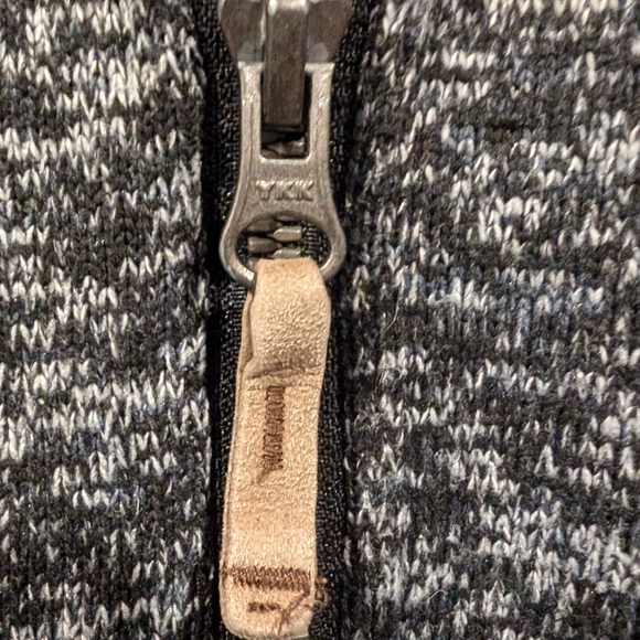 McKinley Zipper Cardi in Heathered Black - Picture 5 of 8